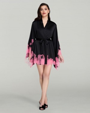 Bata Agent Provocateur Christi Corta Kimono Mujer Rosas Mexico | V3Y-0148