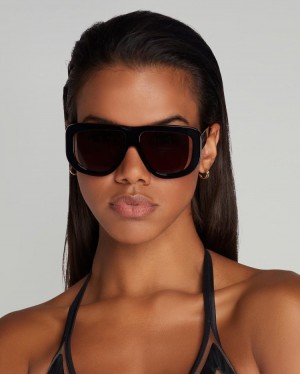 Lentes de Sol Agent Provocateur Karley Sunglasses Mujer Negros Mexico | J0A-7359