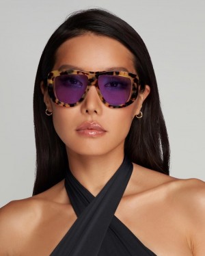 Lentes de Sol Agent Provocateur Karley Sunglasses Mujer Tortoise/Purple Mexico | V3W-3248