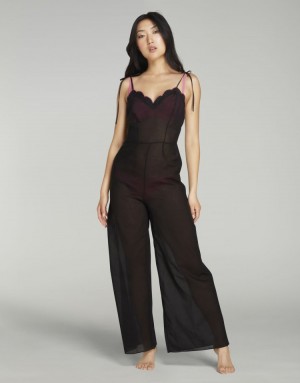 Mono Agent Provocateur Lorna Jumpsuit Mujer Negros Mexico | M1K-4267