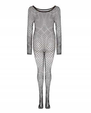 Mono Agent Provocateur Tatianna Jumpsuit Mujer Negros Mexico | E5Q-8816