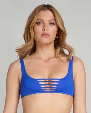 Parte de Arriba Bikini Agent Provocateur Dakotta Bikini Top Mujer Cobalt Mexico | O7N-4724