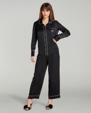 Pijama Agent Provocateur Classic PJ Pyjama Trousers Mujer Negros Mexico | G3C-2079