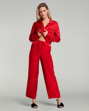 Pijama Agent Provocateur Kassidie Pyjama Trouser Mujer Rojos Mexico | F0C-7347