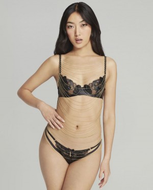 Playsuit Agent Provocateur Babeta Playsuit Mujer Negros Mexico | S9V-3063