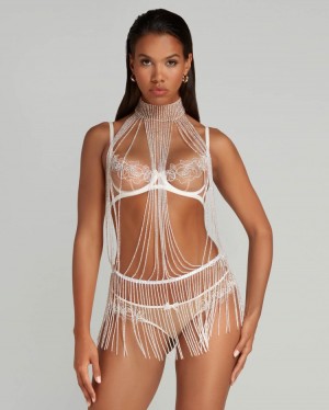 Playsuit Agent Provocateur Yarolika Playsuit Mujer Grises Mexico | I4H-6007