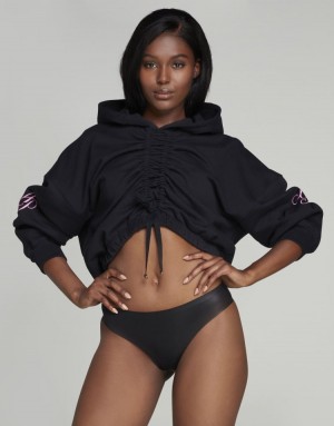 Ropa Agent Provocateur Rayley Hoodie Mujer Negros Mexico | M2L-9351
