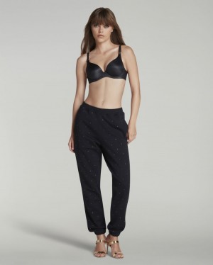 Ropa Agent Provocateur Rayley Stud Joggers Mujer Negros Mexico | H0T-9900