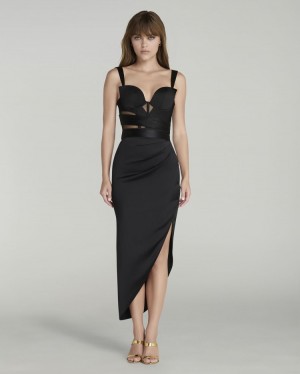 Ropa Agent Provocateur Thoria Skirt Mujer Negros Mexico | W9G-1121