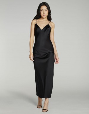Resbalones Agent Provocateur Milani Long Slip Mujer Negros Mexico | J8R-2054