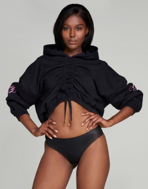 Sudadera con Capucha Agent Provocateur Rayley Hoodie Mujer Negros Mexico | K5Z-0088