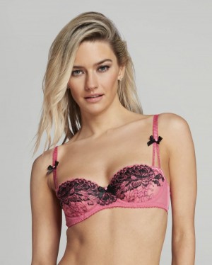 Sujetadores Agent Provocateur Yara Balconette Underwired Bra Mujer Rosas Mexico | K2R-2734